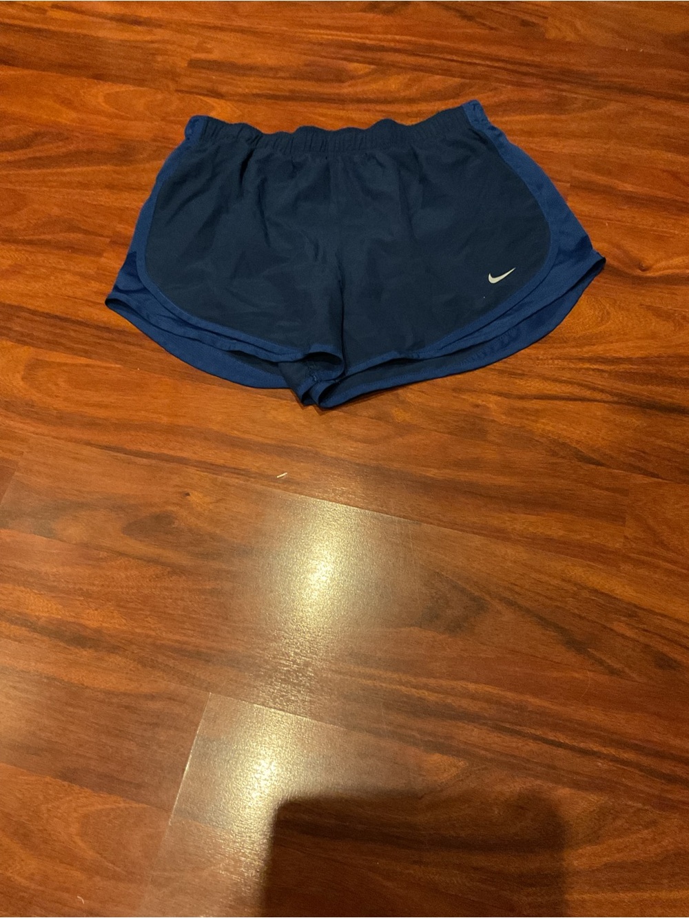 Nike Dri Fit Navy Athletic Shorts Women’s Size Large
